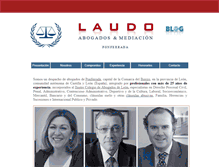 Tablet Screenshot of laudoabogados.com